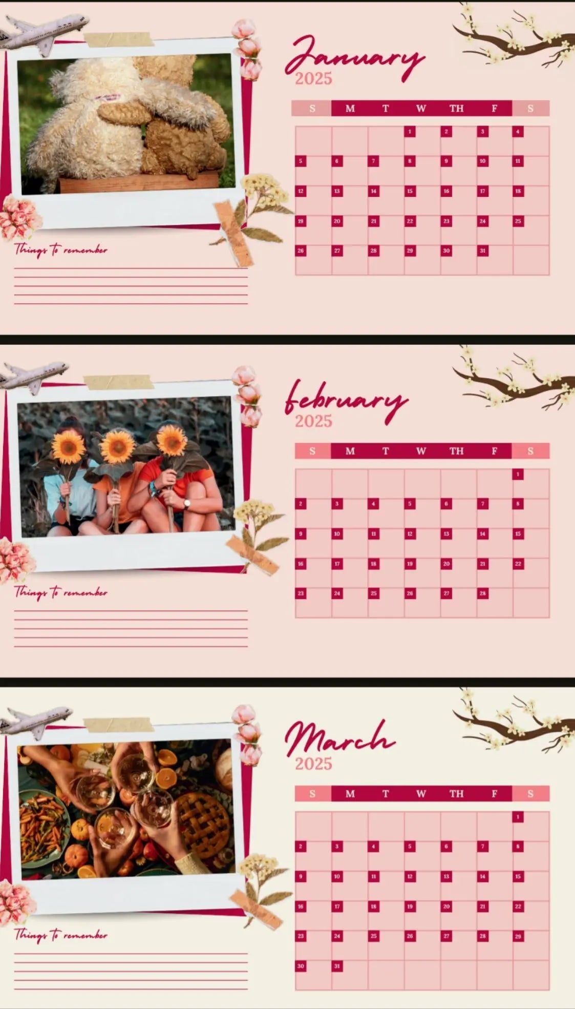 Customizable Photo Calendar- 2025 Forever finds