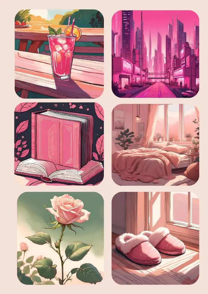 Pink aesthetic dreamy poster Forever finds